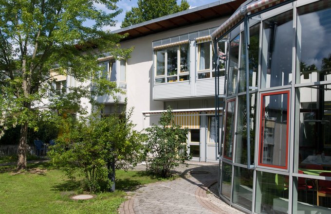 Außenansicht des Haus am Fleinsbach