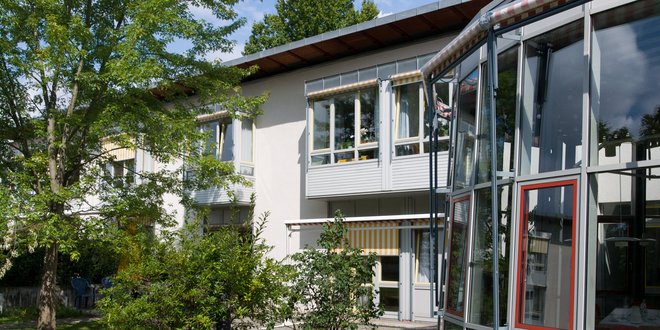 Außenansicht des Haus am Fleinsbach