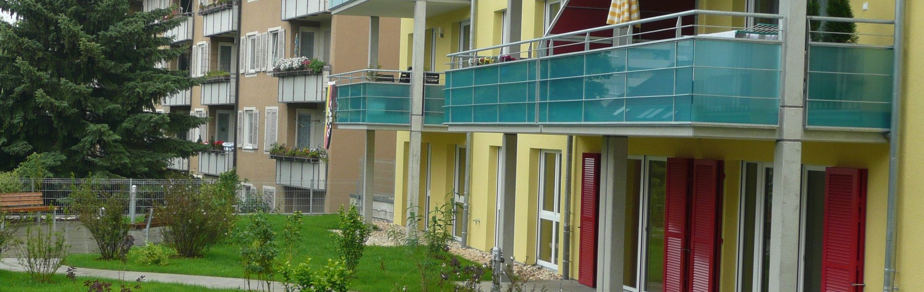 Wohnhaus der WG Schozacher Straße von außen